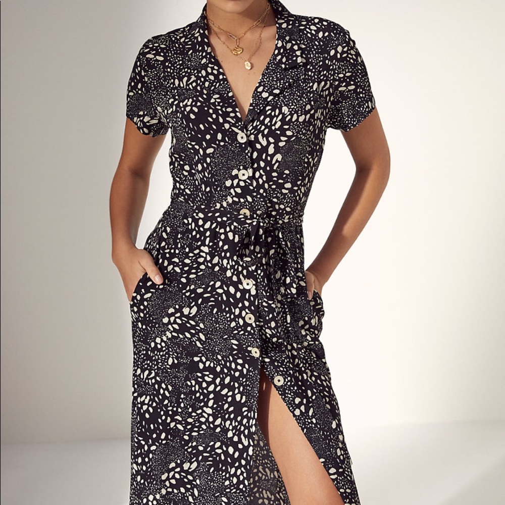 Aritzia Midi Shirt Dress